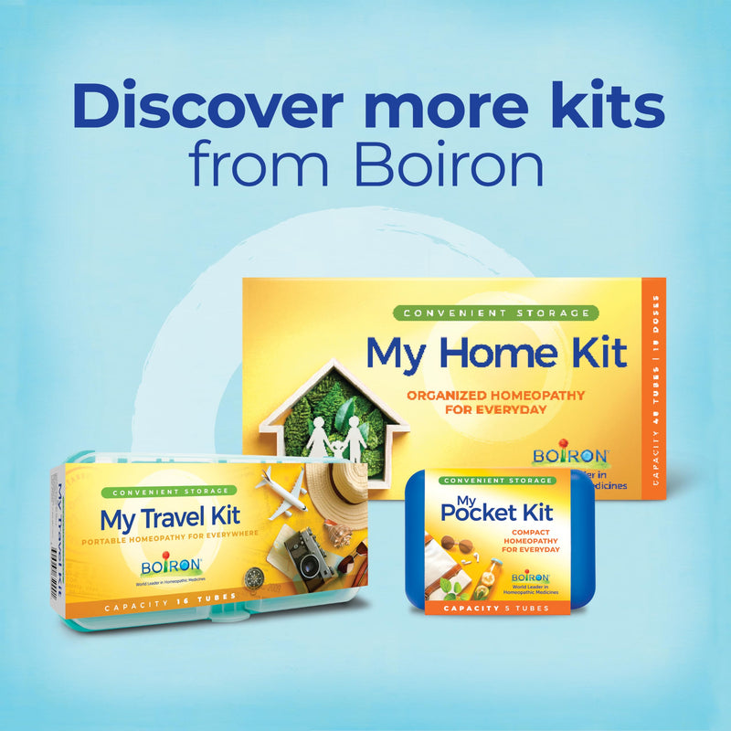Boiron My Travel Kit for Homeopathic Medicine Storage - Empty Case | Empty carrying case for homeopathic medicine storage.