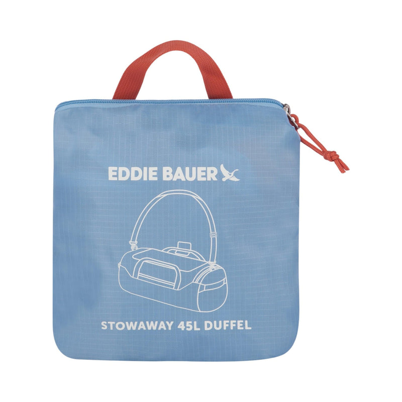 Eddie Bauer Stowaway Packable Duffel Bag | Travel | Foldable | Lightweight | Durable | Ripstop Polyester Coast