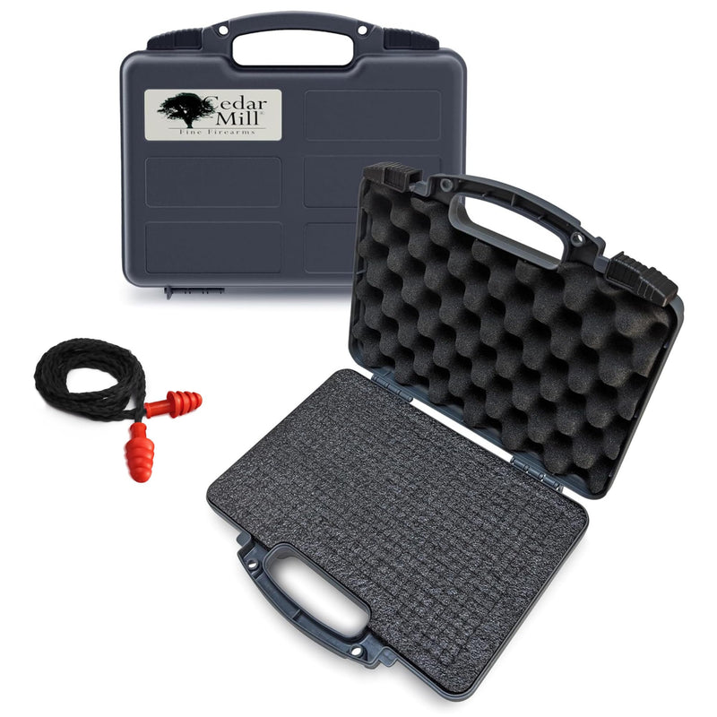 TSA Travel Locks and Hard Gun Case Bundle for Handguns, EPE Foam