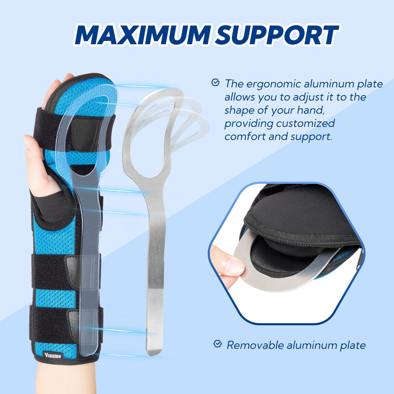 [Australia] - Resting Hand Splint, Stroke Hand Wrist Brace for Carpal Tunnel Wrist Night Support, Pain Relief for Stroke Recovery, Flexion Contractures, Arthritis, Tendonitis, Left Hand, M 