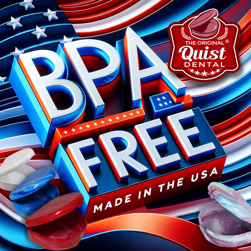 USA Made QUIST Dental® - Bulk Marble Retainer Cases (6) - Vent Holes - BPA Free - Unique Look