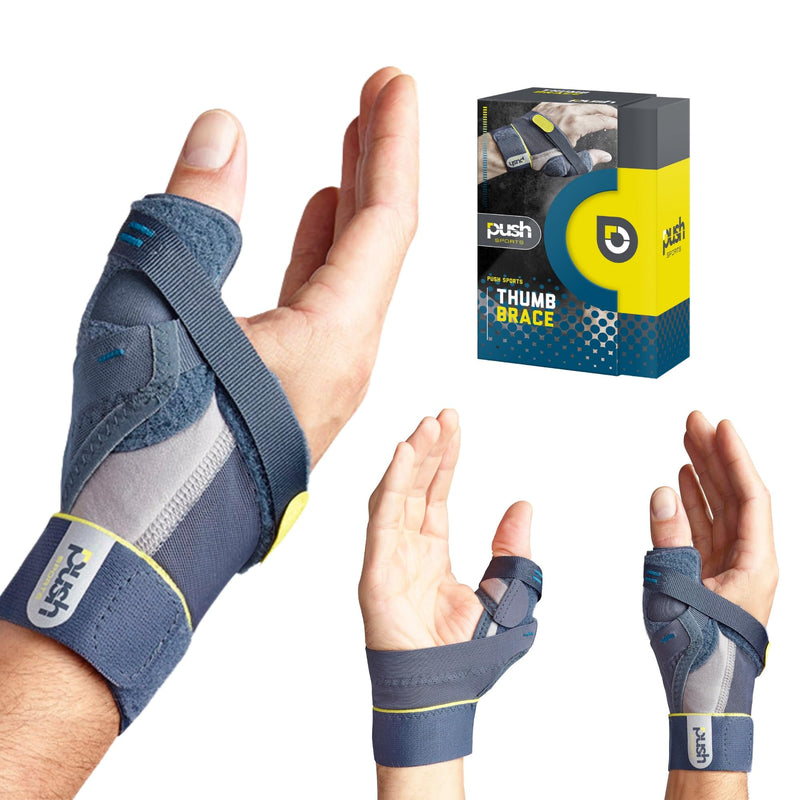 Push Sports Thumb Brace - Stabilizes Skier's Thumb, Optimizes Function (Left Small) Left Small (Pack of 1)