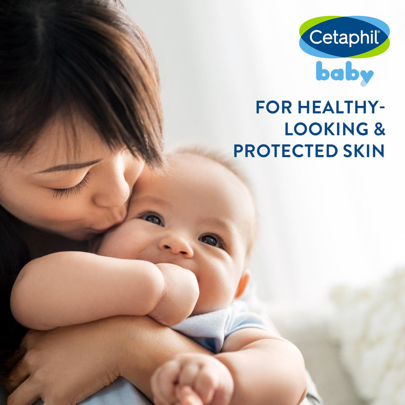 Cetaphil Baby Body Wash with Half Baby Lotion, Gentle Wash with Organic Calendula, Soothes Dry, Sensitive Skin for Everyday Use, Gentle Fragrance, Soap Free, Hypoallergenic, 7.8oz Lightly Scented 7.8 Fl Oz (Pack of 1)