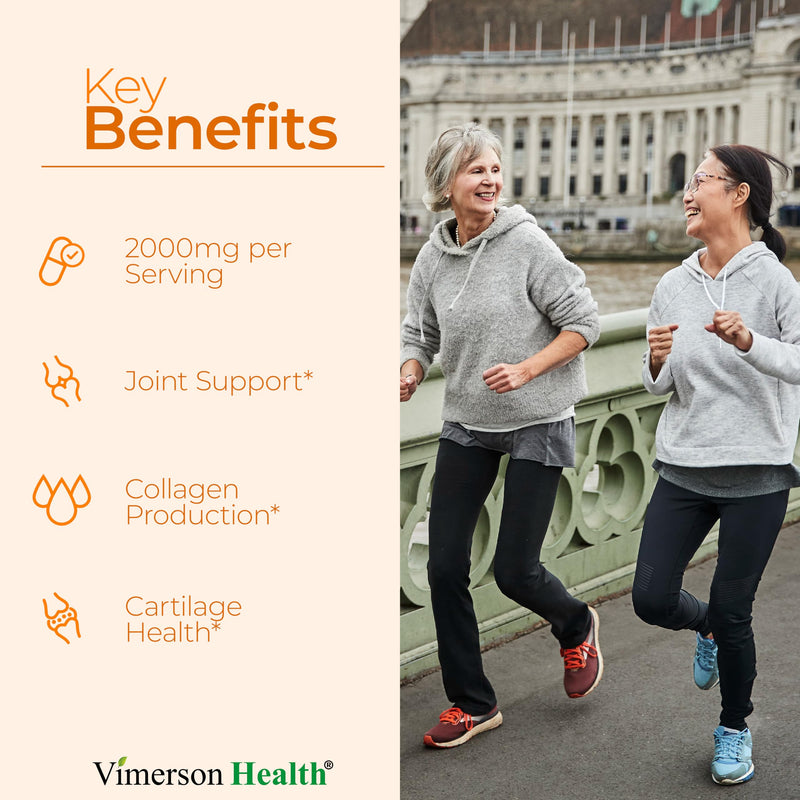 [Australia] - MSM 2000mg - Joint Support Supplement for Cartilage & Joint Health. Antioxidant Properties. Aids Inflammatory Response. Occasional Discomfort Relief - Back, Knees, Hands. Non-GMO. Vegan. 50 Day Supply 100 Count (Pack of 1) 