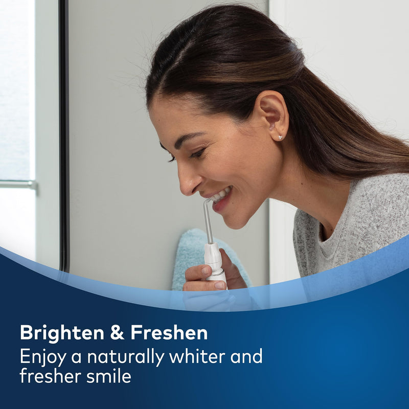 [Australia] - Waterpik Boost Water Flosser Tip with 30 Fresh Mint Whitening Tablets, Whiten Teeth and Remove Stains Gently 