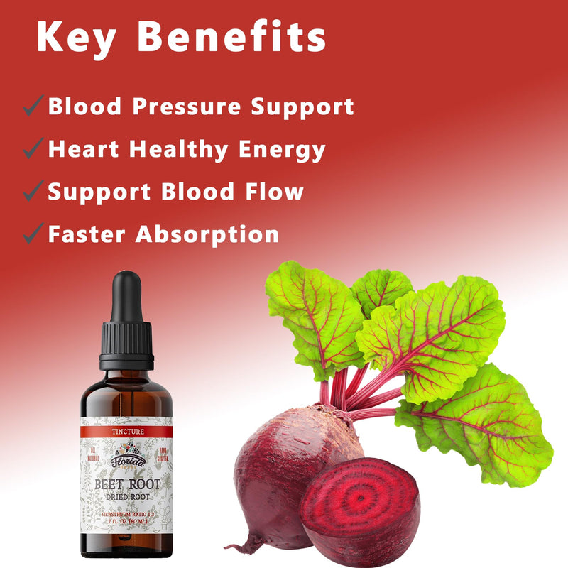 [Australia] - Beet Root Supplement - Liquid Beets Extra Fast Absorption - Beet Root Tincture Organic Extract, Gluten Free, 2 Fl Oz 2 Fl Oz (Pack of 1) 