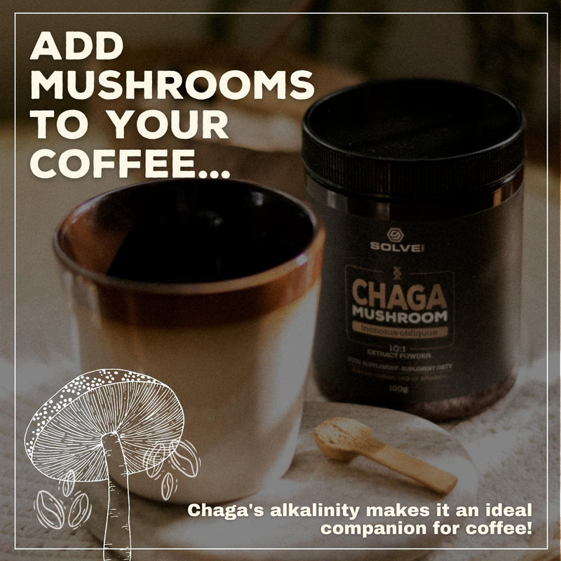 ● Premium Siberian Chaga Mushroom Extract Powder ● 10% Beta-D-Glucans ● 10:1 Concentrate ● No Fillers & Additives ● 30g ● 1 Month Supply