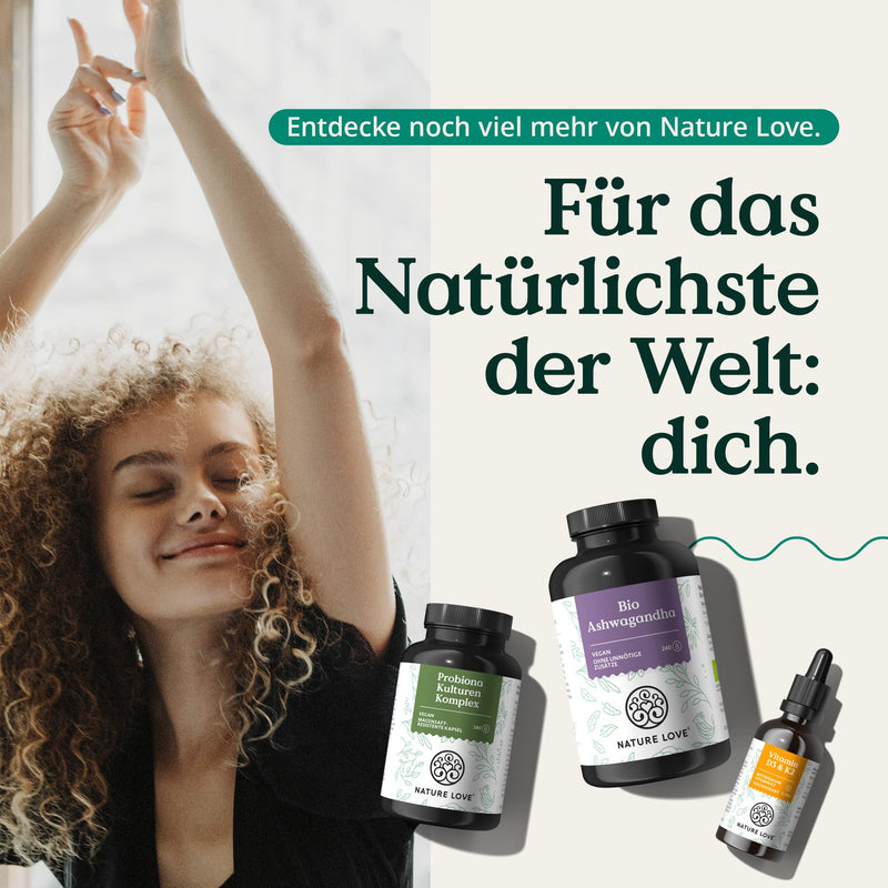 [Australia] - NATURE LOVE® Organic Barley Grass - 1500 mg per daily dose - from German cultivation - 180 capsules - High dosage, laboratory tested, certified organic, produced in Germany 