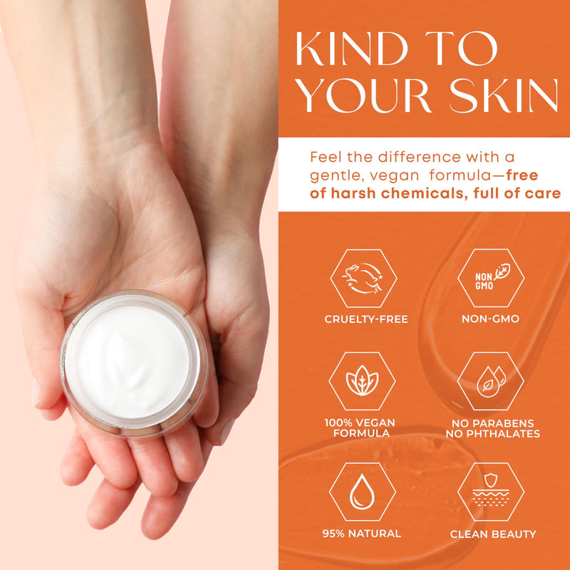Skin 2.0 Vitamin C & Collagen Face Moisturizer – Hydrating Anti Aging Cream for Smooth & Radiant Skin, Firms & Revives Dull Complexion – Dermatologist Tested, Korean Skin Care, Clean Beauty – 2 Pack Vitamin C & Collagen (2 Pack)