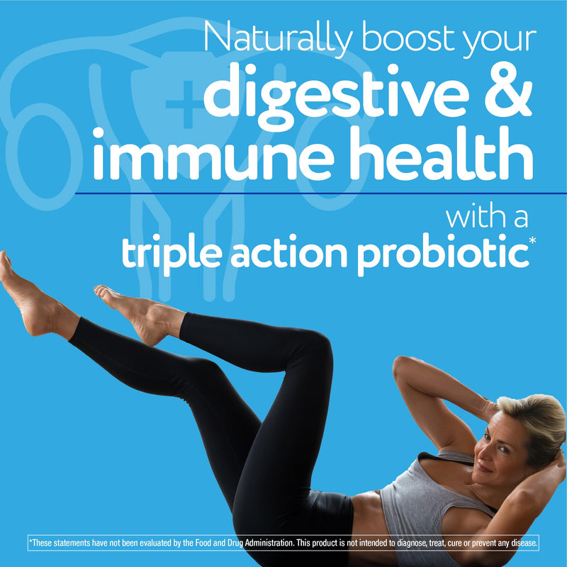 [Australia] - Florajen Women's Complete Triple-Action Prebiotic + Probiotic + Postbiotic for Digestive & Immune Support - Fast-Acting Relief from Constipation & Bloating - Gluten-Free - Vegan - Non-GMO - 30-Count 30 Count (Pack of 1) 