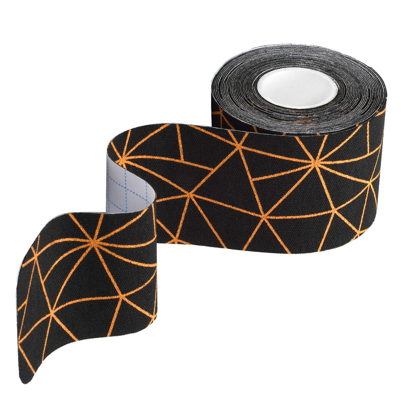 [Australia] - Copper-Infused Kinesiology Tape, 20 Precut Water Resistant Strips, Stretch Indicator, Elastic Athletic Tape for Sports & Weightlifting, Muscle Strain Relief & Joint Support (Black Copper) Black Copper 