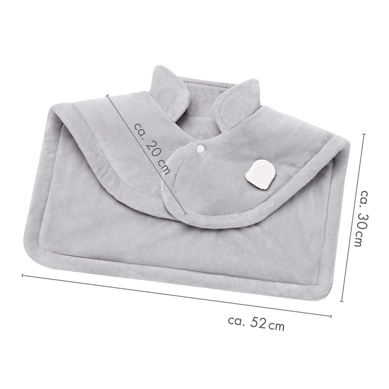 [Australia] - Promed heating pad for back and neck with automatic switch-off, shoulder heating pad & back warmer NRP-2.0, heat pad back 52 x 56 cm, washable heat poncho 