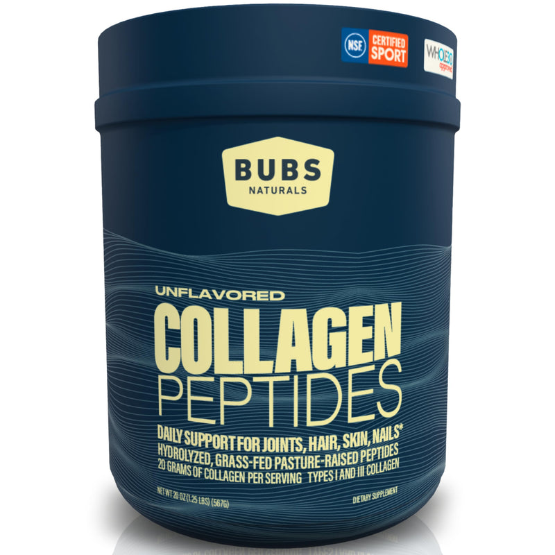 [Australia] - BUBS Naturals Unflavored Collagen Peptides Powder - Best Proteins for Joints & Skin - Pasture Raised Grass Fed - Paleo Keto Friendly, Whole30 Approved, Non-GMO Dairy & Gluten Free (20oz) 28 Servings 28 Servings (Pack of 1) 