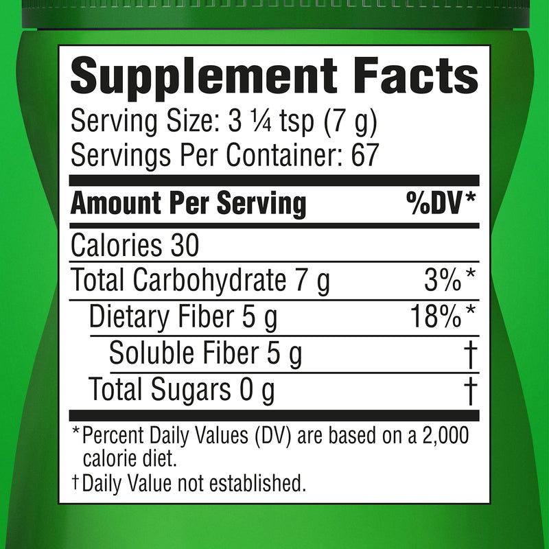 [Australia] - Benefiber Healthy Shape Prebiotic Fiber Supplement Powder for Digestive Health, Daily Fiber Powder - 67 Servings (17.6 Ounces) 67 Servings (Pack of 1) 