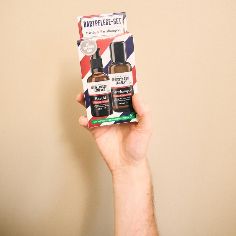 [Australia] - Brooklyn Soap Company Beard Care Set - The value set for men · Beard shampoo & beard oil with gin and tonic scent · Brooklyn Soap Company 