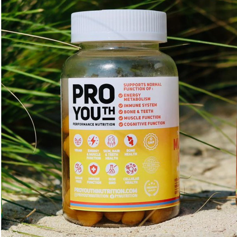 Nutrition Multivitamin & Mineral Gummies for Adults & Children | Mango Flavour | Vegan, Sugar-Free | 15 Essential Vitamins & Minerals incl Vitamins D3, E, C, K2, B5, B6, B7, B9, B12, Calcium