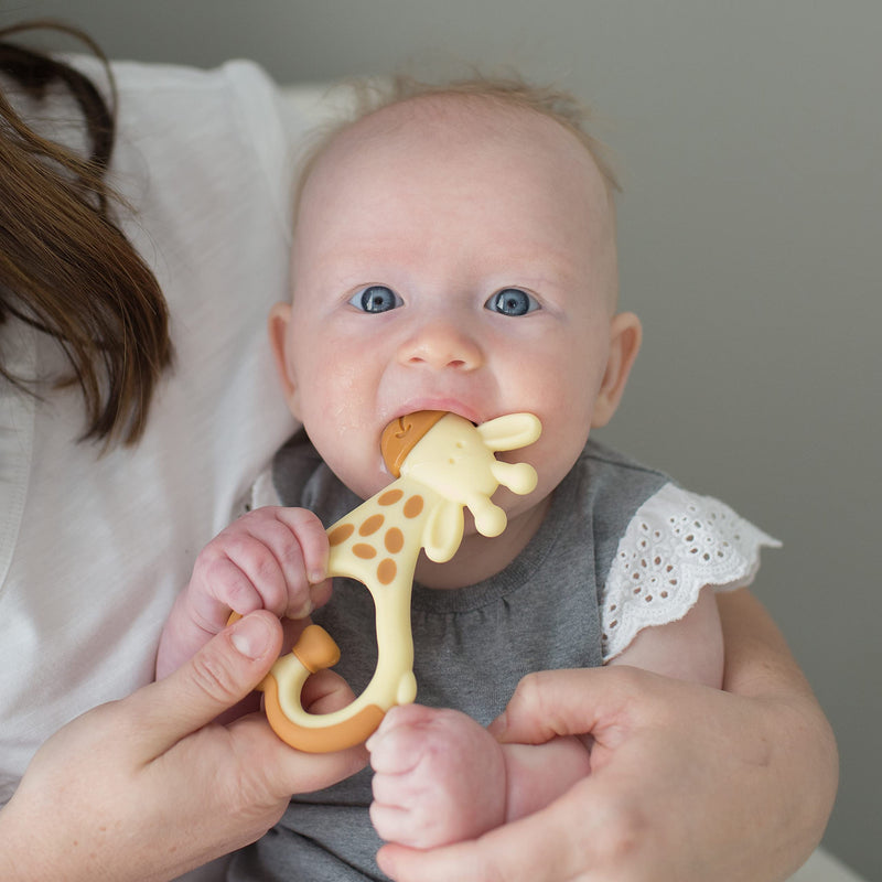 [Australia] - Dr. Brown's Ridgees Giraffe, Massaging Baby Teether, Designed by a Pediatric Dentist, BPA Free, 3m+ 