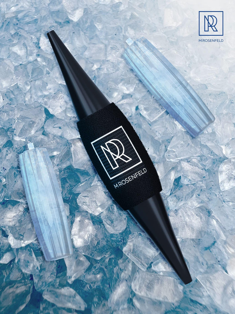 [Australia] - M. ROSENFELD Ice Bazooka Shisha Set - Shisha Mouthpiece with 2 Reinforced Ice Packs and Soft Grip Tape Improved Ice Hose Shisha Black Shisha Accessories Set Mouthpiece New Fresh Ice 