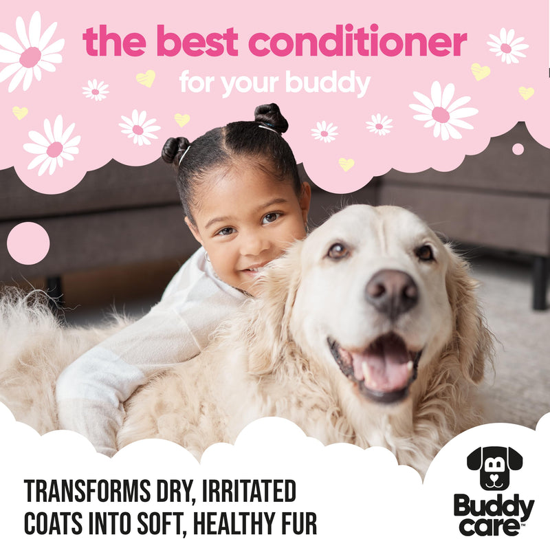 Baby Fresh Dog Conditioner (16.90oz) Made with Aloe Vera, Argan Oil & Pro Vitamin B5 to Detangle Matted Coats & Relieve Sensitive & Itchy Skin, Suitable for Puppies from 8 Weeks, Vegan Baby Fresh 16.9 Fl Oz (Pack of 1) - PawsPlanet Australia