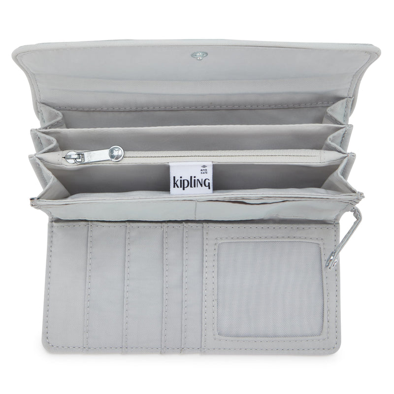 Kipling Women's Money Land Wallet, RFID Anti-Hacker Technology, Snap Wallet