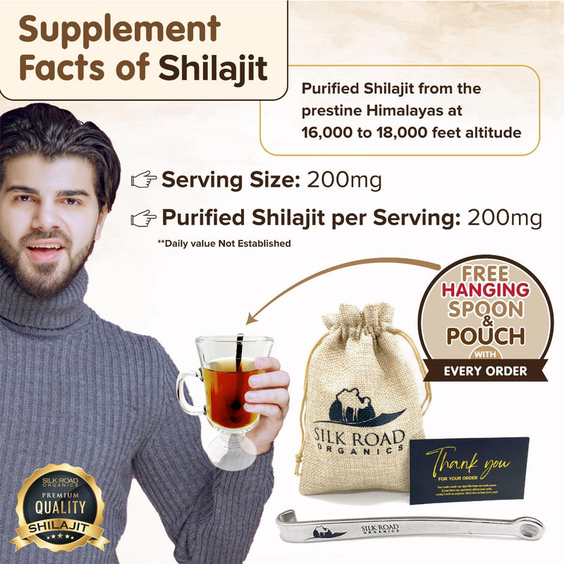 [Australia] - Pure Himalayan Shilajit (30 gm) Semi Liquid with Fulvic Acid and 85+ Trace Minerals for Metabolism, Immune System Support, Energy & Focus | Measuring Spoon 1.01 Fl Oz (Pack of 1) 