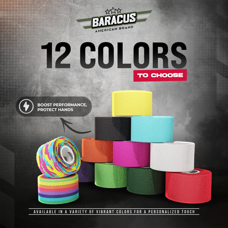 BARACUS Premium Thumb Tape Cross Training and Weightlifting for The Best Hook Grip - 23 ft Long - WOD Tape Chalk and Sweat Proof - Hook Grip Lifting Athletic Thumb Tape (Ruby Red) Ruby Red