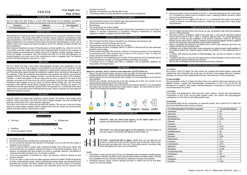 [Australia] - 12 Panel Now - CLON Urine Test Strips - Clonazepam One Step, Rapid Detection, Easy to Use Kit, Easy-Read, Fast and Accurate Results Displayed in as Little as 5 Minutes [25 Pack] 
