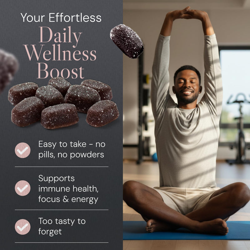 Known 4,200mg High Strength Multi Mushroom Gummies – Blackcurrant Flavour – Lions Mane, Reishi, Cordyceps, Chaga, Maitake, Tremella – Brain, Focus, Immune – 1 Month Supply – Vegan Supplement High Strength 4200mg Bottle