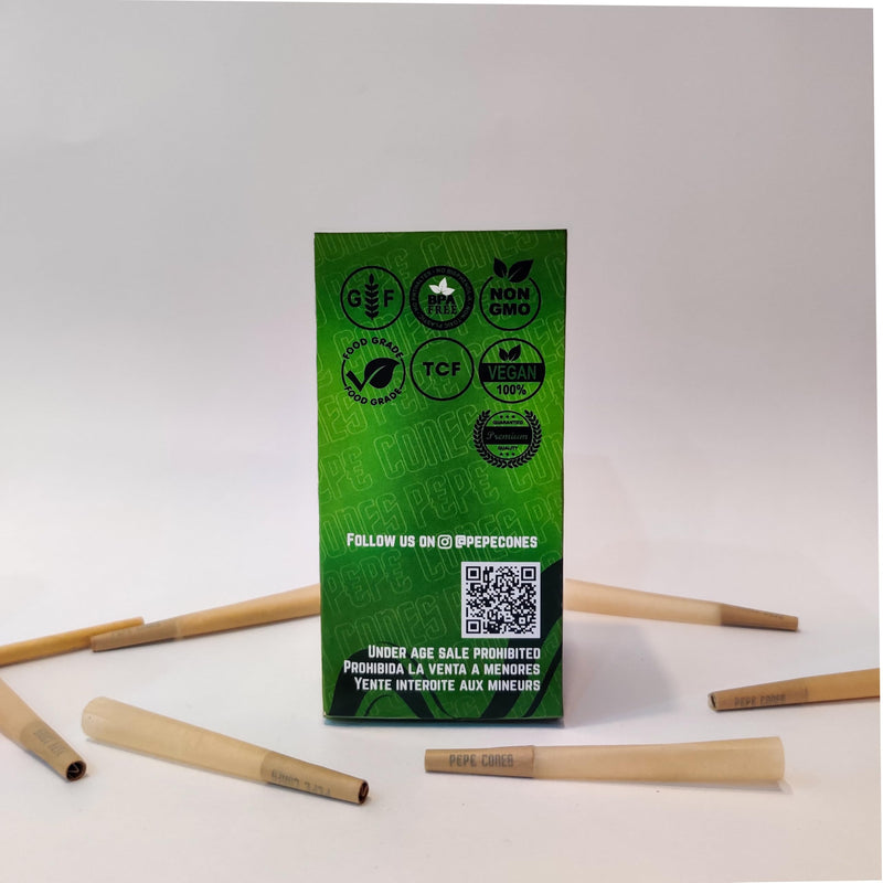 [Australia] - Natural Pre Rolled Cones - 1-1/4 Size Pre Roll Cones for Slow, Even Burn - Easy-to-use, Ultra Convenient Pre Roll Cones with Tips & Food Grade Paper Packing Tubes Included (1 1/4, 50) 1 1/4 50.0 
