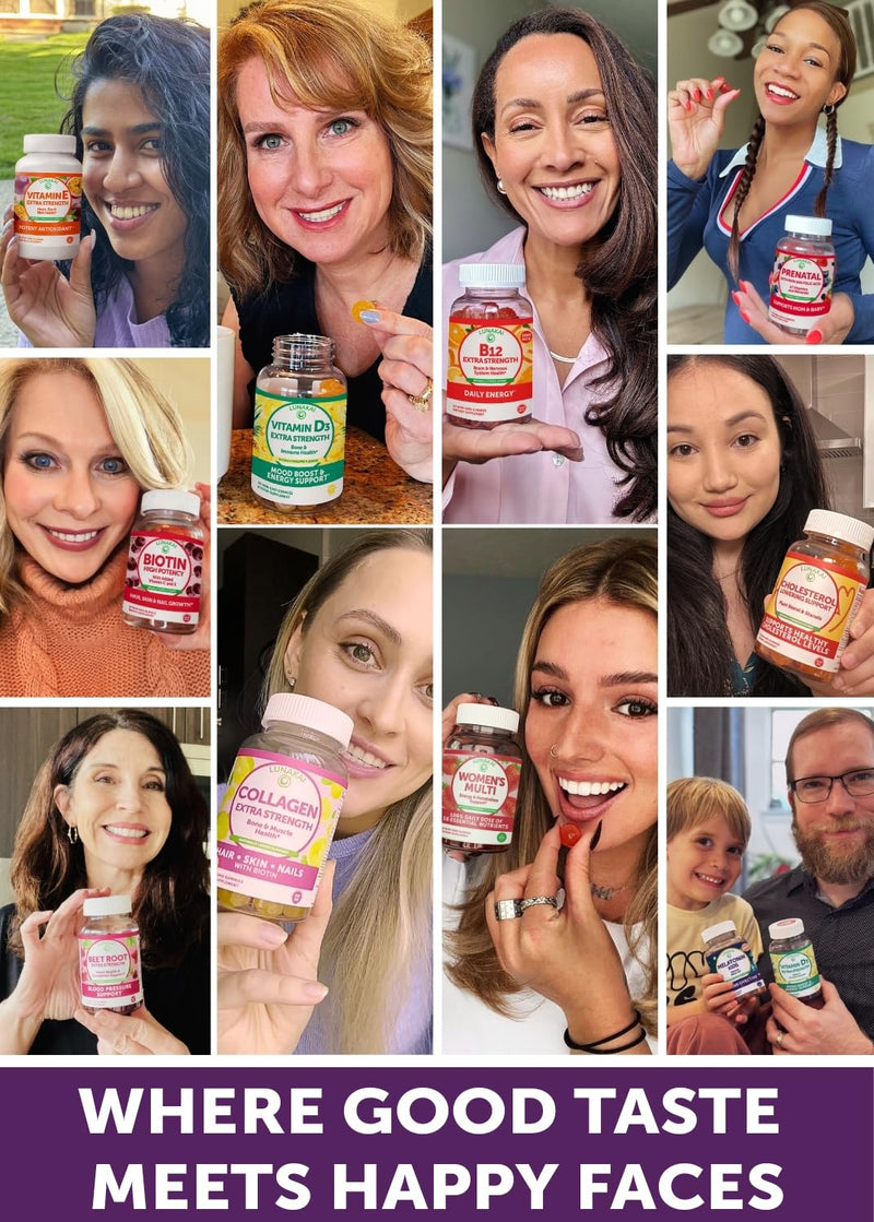 Lunakai USA Made Women 50+ Multivitamin & Probiotic Gummies Bundle – Immune & Digestive Support – 60 Non-GMO Gummies Each