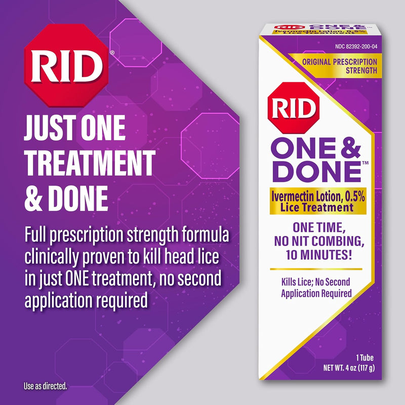 [Australia] - Ivermectin Lotion 0.5%, 2oz, Lice Treatment, No Head Combing Required, Just One Application Will Done 