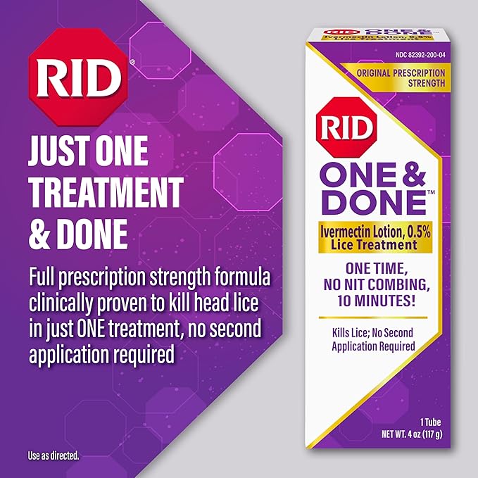[Australia] - Ivermectin Lotion Lice Treatment, 0.5%, 4oz 