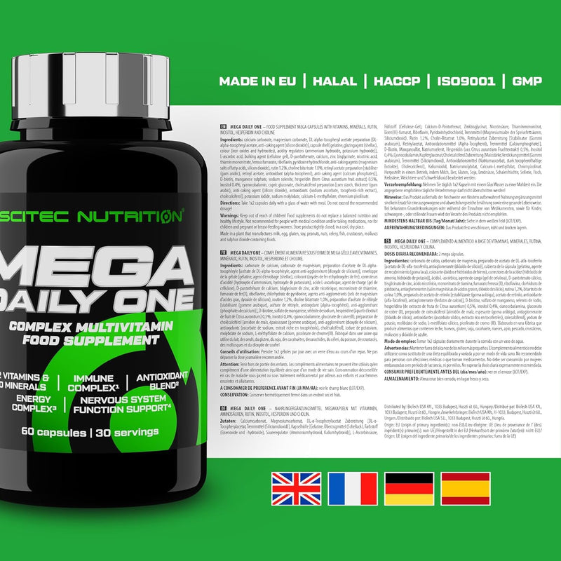 SciTec Mega Daily One - 120 caps