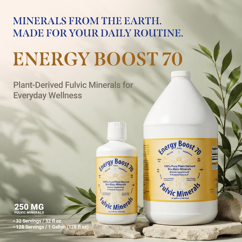 Fulvic Minerals Trace Elements Vitamins and Amino Acids Morningstar Minerals (1 Gallon)