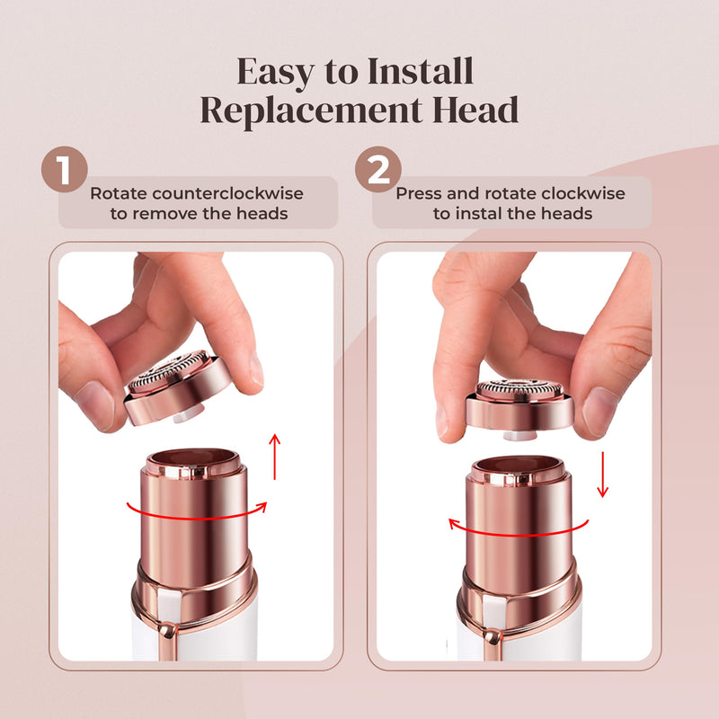 [Australia] - Gen 2 Replacement Heads for Finishing Touch Flawless Facial Hair Removal for Women, Also fits Profeir innobeaut gurelax EVIEY KRADAA VISOFO bikurpia Hair Remover Razor Generation 2 (Set of 4) 