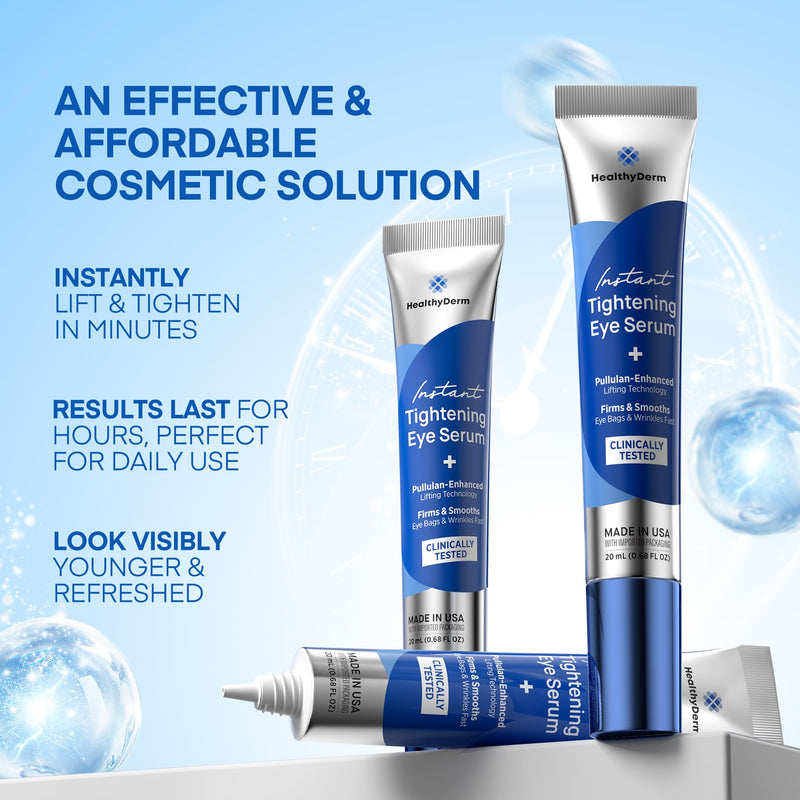 [Australia] - Instant Under Eye Lift Serum - Reduces Eye Bags, Wrinkles, Puffy Eyes, Dark Circles & Crow‚Äôs Feet in Minutes - Advanced Firming Polysaccharide Formula for Mature Skin - 20 mL 0.68 Ounce (Pack of 1) 