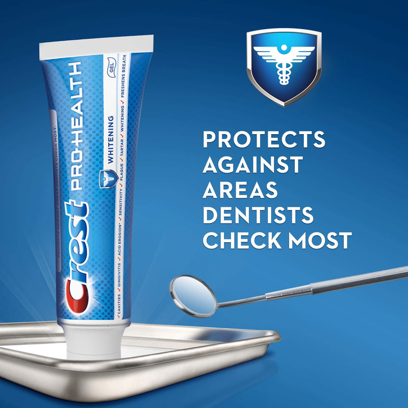 Crest Pro-Health Whitening Gel Toothpaste, 4.6 oz, 3 Count, Triple Mint 4.6 Ounce (Pack of 3)
