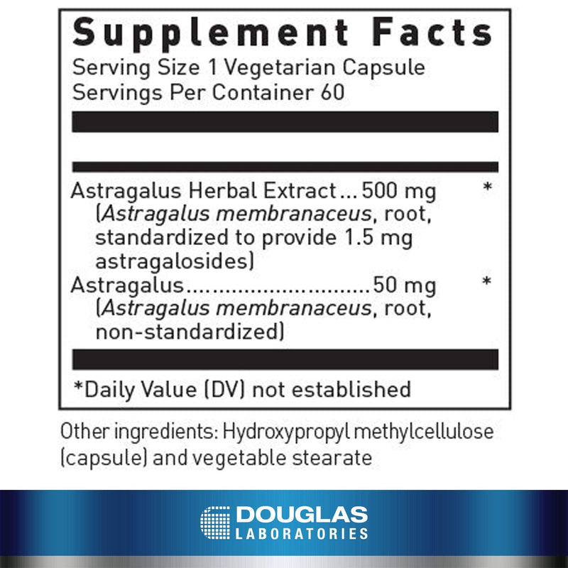 [Australia] - Douglas Laboratories Astragalus Max-V Supplement | Supplement to Support The Immune, Cardiovascular, Renal, and Hepatic Systems* | 60 Capsules Standard Packaging 