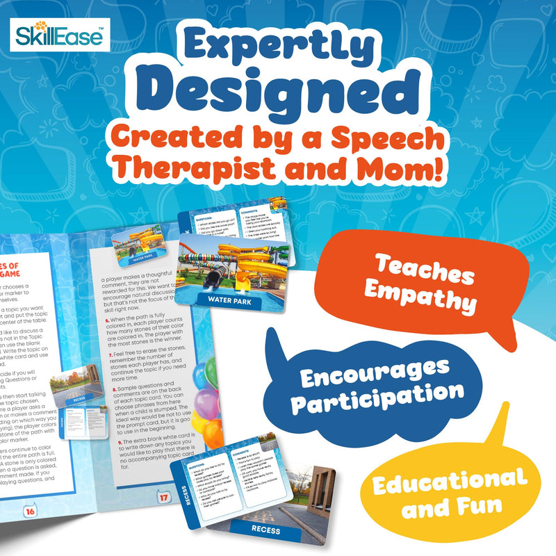 [Australia] - Chatter Pop Social Skills Game to Think About Others, Speech Therapy Materials, Therapy Games, Educational, Social Emotional Learning Activities, Conversation Starter Cards 
