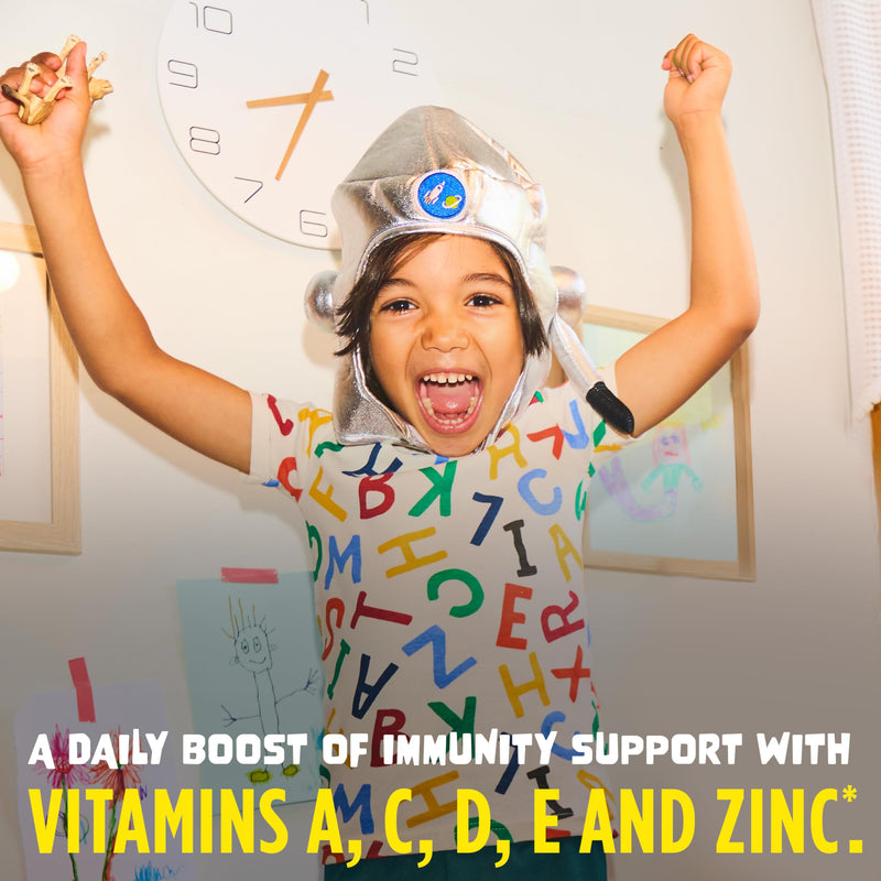 Flintstones Gummies Kids Vitamins with Immunity Support*, Kids and Toddler Multivitamin with Vitamin C, Vitamin D, B12, Zinc & more, Orange 150ct 150 Count (Pack of 1)