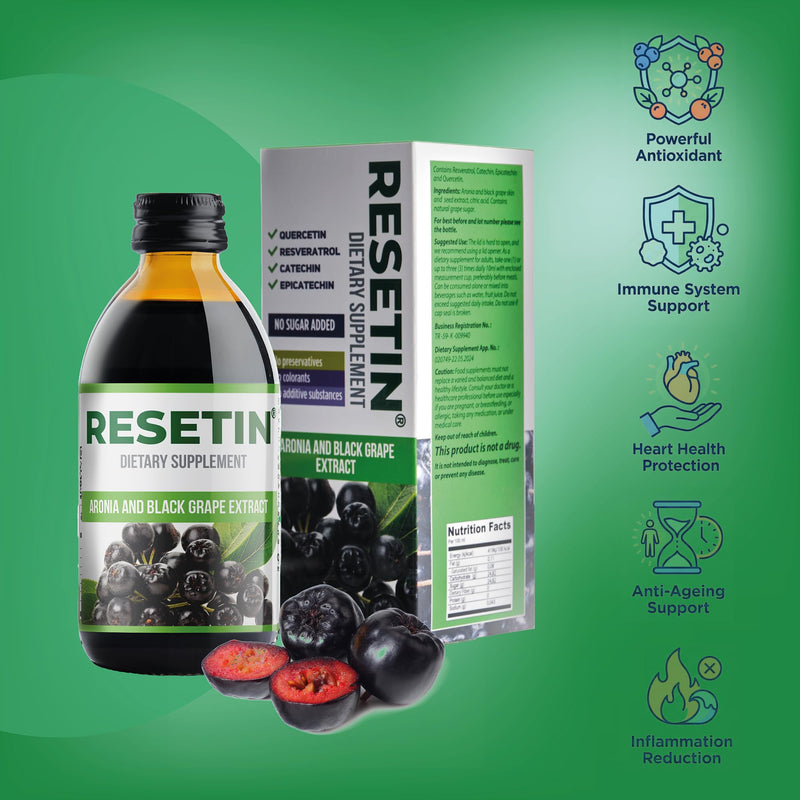Aronia & Black Grape Skin and Seed Extract 250ml - Antioxidant Liquid Food Supplement with Resveratrol, Quercetin, Catechin & Epicatechin - No Added Sugar, Vegan-100% Natural