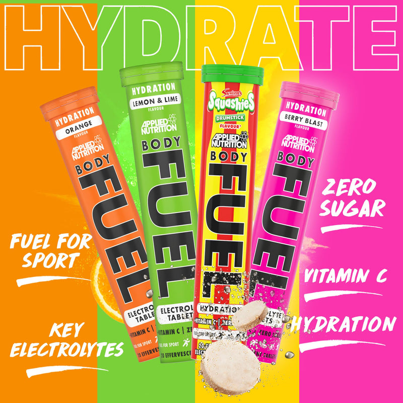 Applied Nutrition Bodyfuel Hydro Rehydration Effervecent Tablet - 6x20 4000MG Tablets (Drumstick) Drumstick 120 count (Pack of 1)