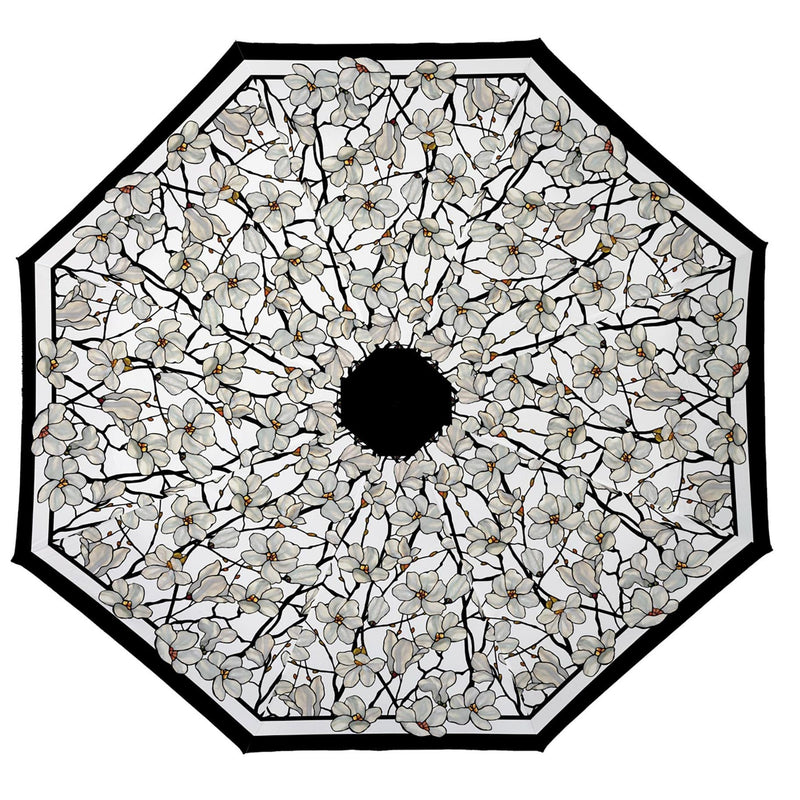 Folding Travel Umbrellas Louis Tiffany "Magnolia"