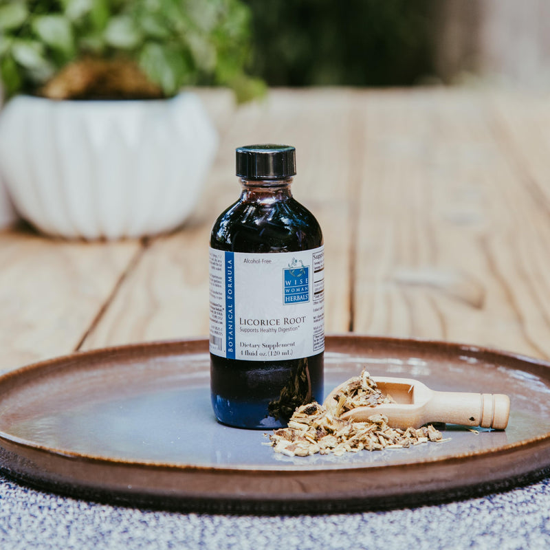 [Australia] - Wise Woman Herbals Licorice Botanical Syrup (Formerly Solid Extract) 4:1, Alcohol-Free, Herbal Digestive Comfort, Adrenal Balance, Immune, Respiratory & Healthy Inflammatory Response Support, 2 Fl Oz 2 Ounce (Pack of 1) 