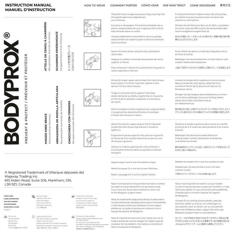 [Australia] - Bodyprox Hinged Knee Brace for Men and Women, Knee Support for Swollen ACL, Tendon, Ligament and Meniscus Injuries X-Large (Pack of 1) 