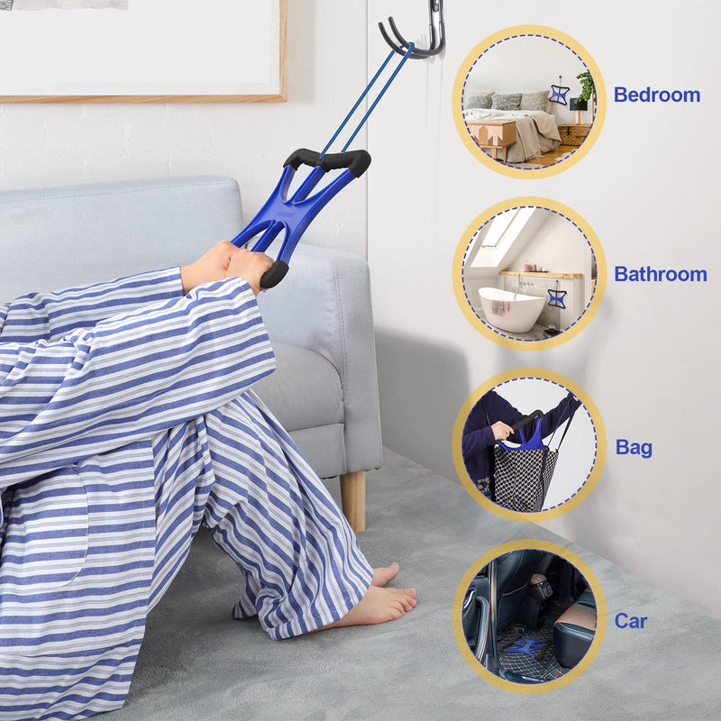[Australia] - Liberty Lift Standing Aid for Elderly 450Lbs Weight Capacity Lift Assist Devices for Seniors (Black) Blue + Black 