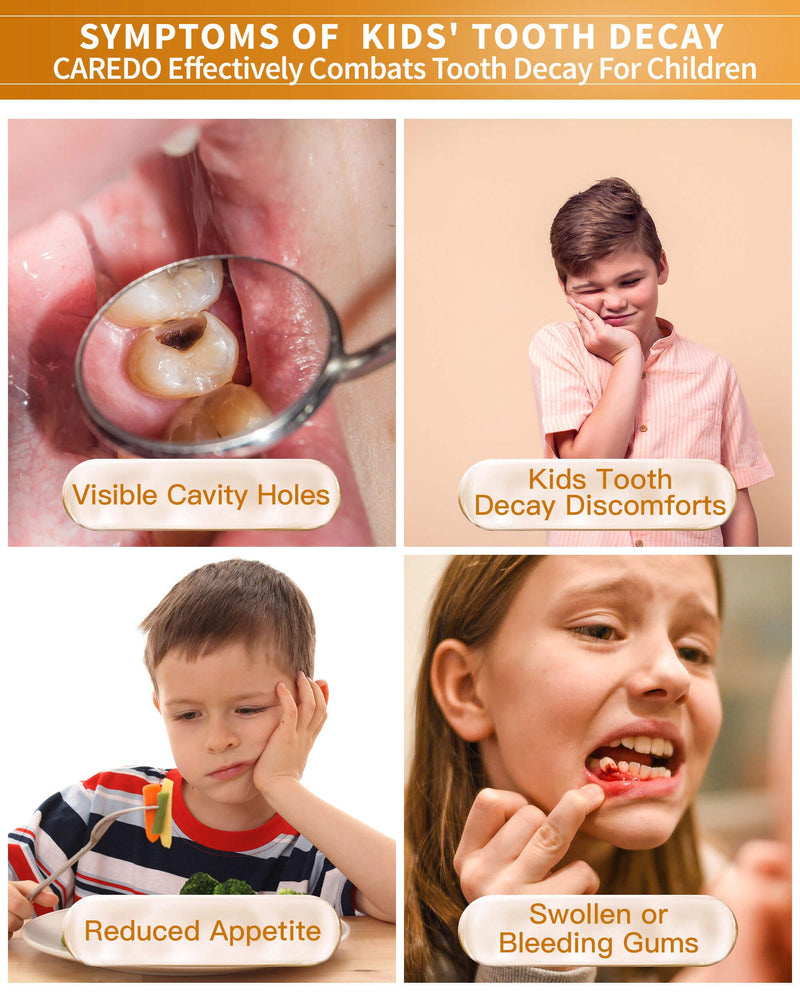 [Australia] - Kids Hydroxyapatite Toothpaste for Reversing Cavities, Fluoride-Free Home Cavity Repair, Safe Toddler & Baby Toothpaste for Enamel Repair, Tooth Decay Repair Remineralizing Treatment Fruity 2Tube 1.75 Ounce (Pack of 2) 