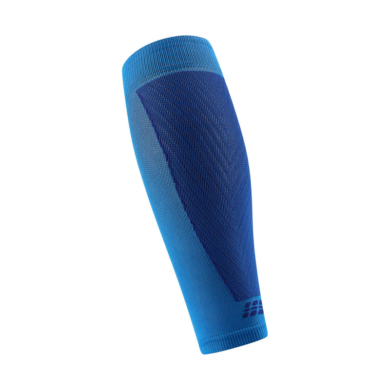 CEP Mens Core Run Ultralight 20-30 mmHg Calf Sleeves – Performance Compression Support, Quick-Dry for Running Blue/Dark Blue Medium