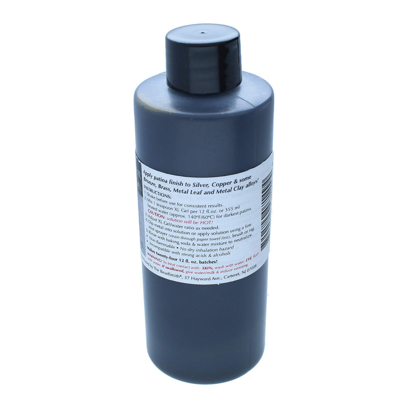[Australia] - The Beadsmith XL Gel Liver of Sulfur Extended Life Gel 4 Fluid Ounces (118ml) Bottle Apply a Patina Finish to Silver Copper and Other Metal for Oxidized Look on Art and Jewelry Projects 