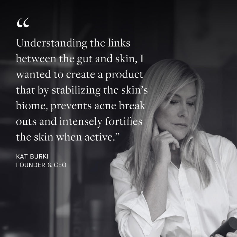 Kat Burki VitaBiome Active Skin Optimizer, Clarifying Face Mist | Advanced Prebiotic Clearing & Redness Relief Face Mist for Breakout-Prone Skin, Rebalances the Microbiome with Ginseng Root 1 Fl Oz